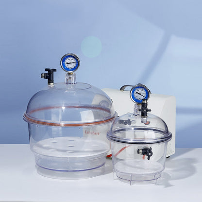 Transparent Plastic Vacuum Drying Dish Kettle Tank Vacuum Pump Desiccator