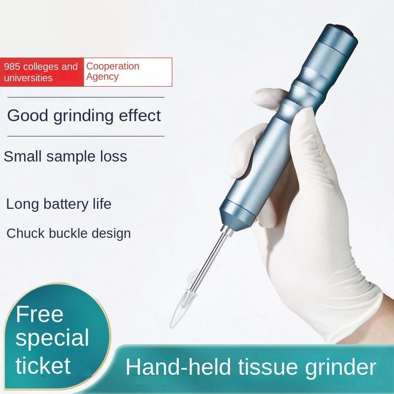Portable Electric Tissue Grinder Handheld Small Lab Supply for Homogeneous Breaking