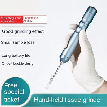Portable Electric Tissue Grinder Handheld Small Lab Supply for Homogeneous Breaking