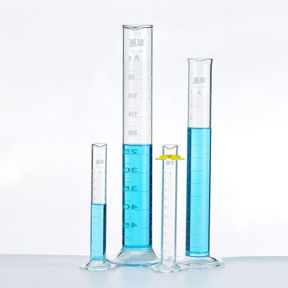 Glassware Boro Glass Hexagonal Base Glass Measuring Cylinder
