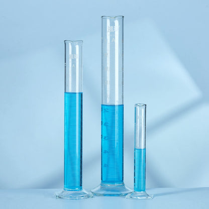 Glassware Boro Glass Hexagonal Base Glass Measuring Cylinder