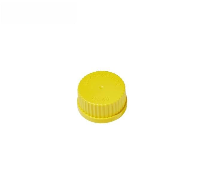 Reagent Bottle Cap GL45 Red, Blue, Orange, Yellow, White and Green PP Material