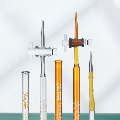 Lab Glassware 10ml Burette Acid Alkaline Brown Burettes