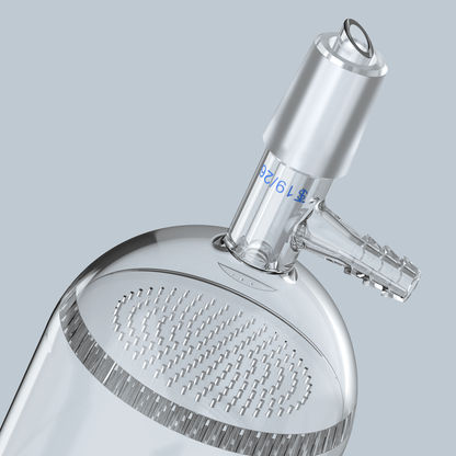 Glass XB Triangular Filter Funnel 60/75/90/100mm Standard Plug Solvent Filter Porous Plate Glass