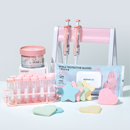 Pink Gloves Centrifuge Tube Rack Pipette and Pipette Rack Color Water Floating Program Cooling Box