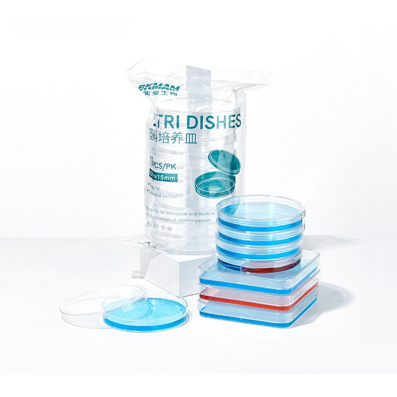 Biological Disposable 90mm Plastic Culture Dish Bacteria-Free Sterilized Plate