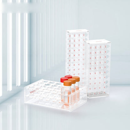 0.2/0.5/1.5/2/5/7/10/15/25/50/100ml Rack Laboratory Acrylic Tube Rack Tube Holder