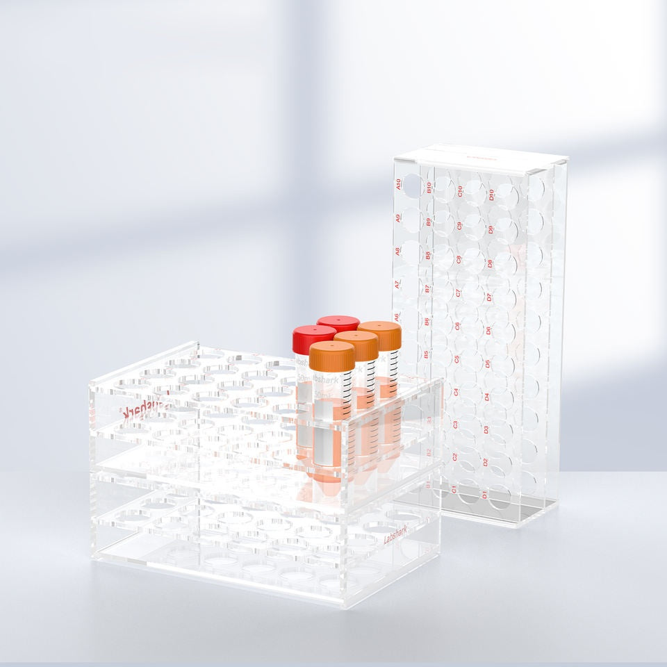 0.2/0.5/1.5/2/5/7/10/15/25/50/100ml Rack Laboratory Acrylic Tube Rack Tube Holder