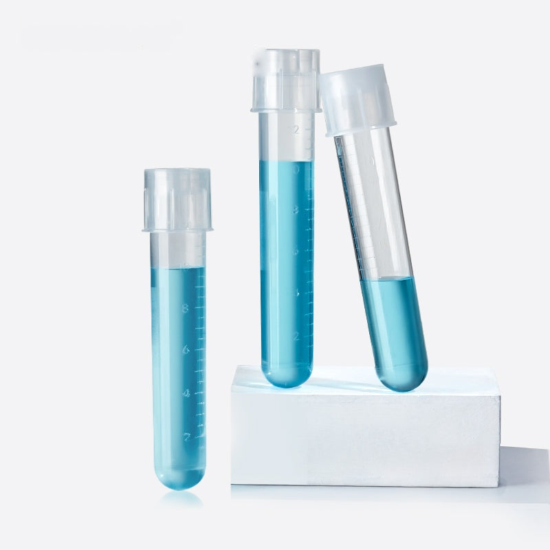 Lab 12ml Graduated Cell Culture Tube Disposable Shaker Tube Press-Cap Shake Tube