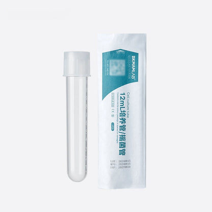 Lab 12ml Graduated Cell Culture Tube Disposable Shaker Tube Press-Cap Shake Tube
