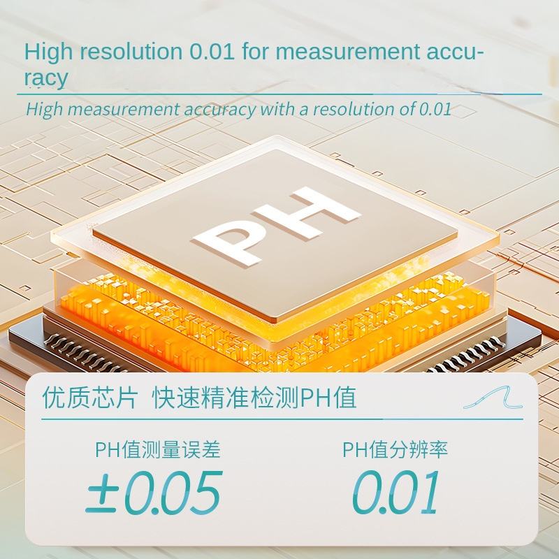 Portable Ph for Pen & Meter for Aquarium Water Quality Testing 0.1ph Accuracy