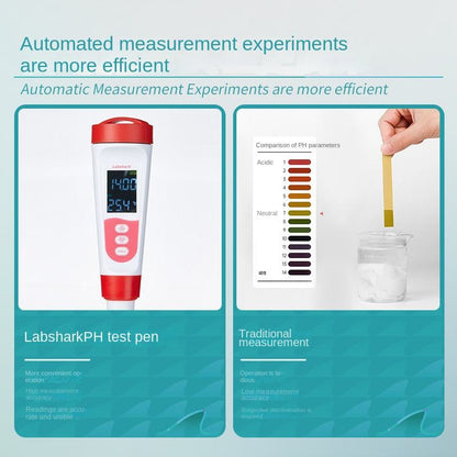Portable Ph for Pen & Meter for Aquarium Water Quality Testing 0.1ph Accuracy