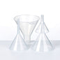 Lab Plastic Funnel Disposable Funnels Thickened Long Neck Tapered Triangular Funnel