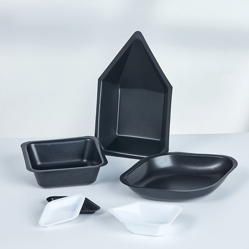 Lab PS Material Weighing Boats Plastic Weighing Tray Low Adsorption Corrosion Resistant Balance