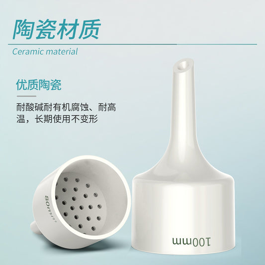 Ceramic Buchner Funnel Filter 60 80 100 Large Diameter Thickened Material