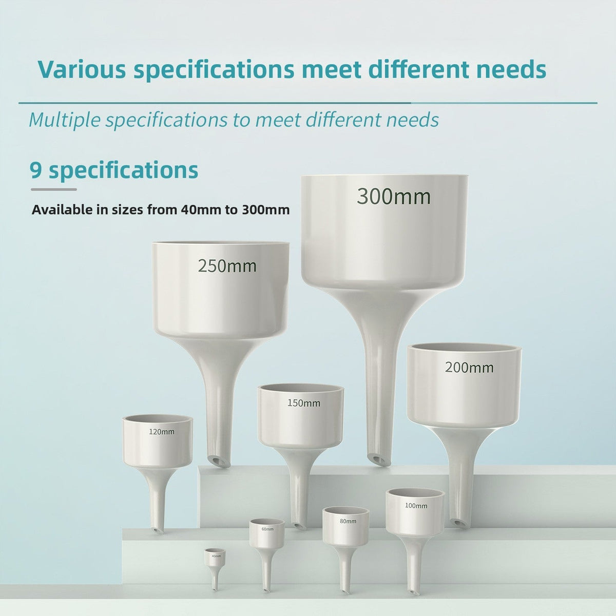 Ceramic Buchner Funnel Filter 60 80 100 Large Diameter Thickened Material