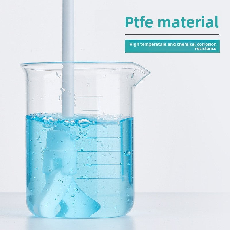 PTFE Stirring Paddle Rod Acid Alkali Resistant Stirring Blade Crescent Plate Type F4 Stirring Plug