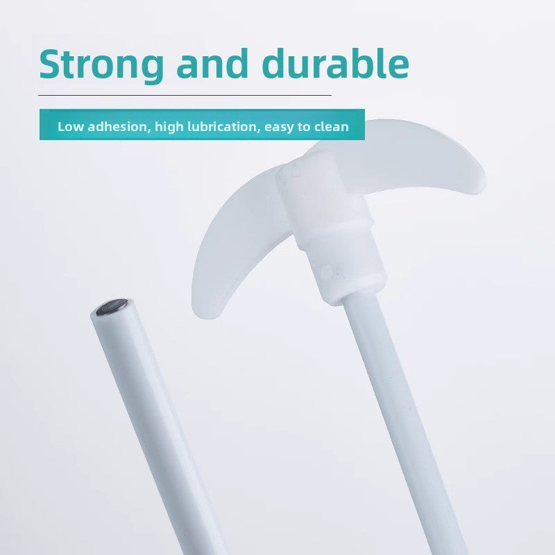 PTFE Stirring Paddle Rod Acid Alkali Resistant Stirring Blade Crescent Plate Type F4 Stirring Plug