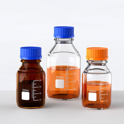 Laboratory Glassware 250ml 500ml High Borosilicate Glass Reagent Bottle