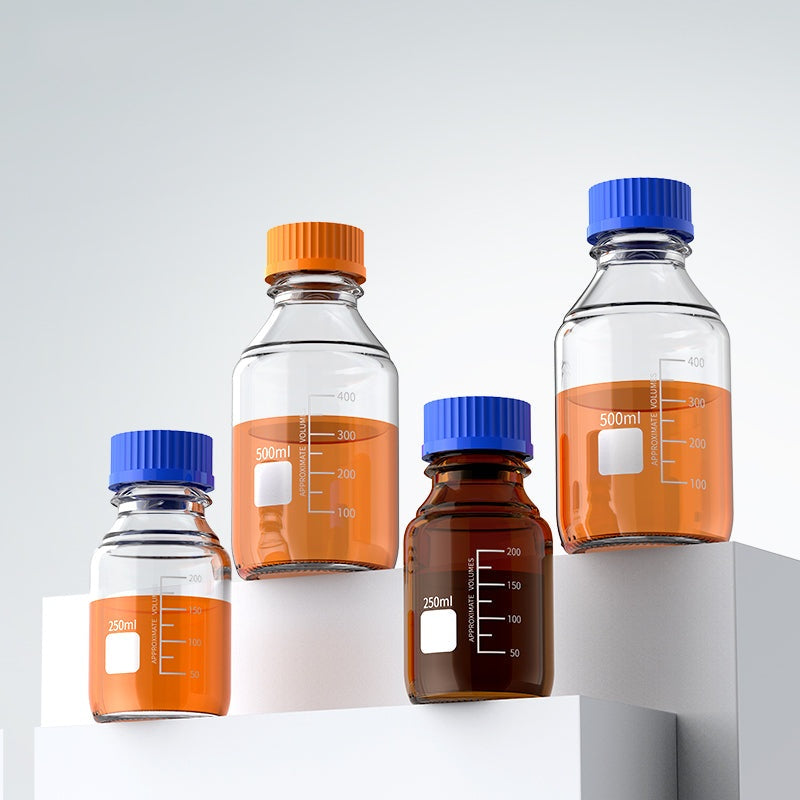 Laboratory Glassware 250ml 500ml High Borosilicate Glass Reagent Bottle