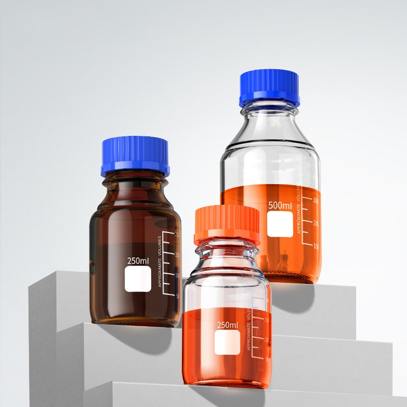 Laboratory Glassware 250ml 500ml High Borosilicate Glass Reagent Bottle