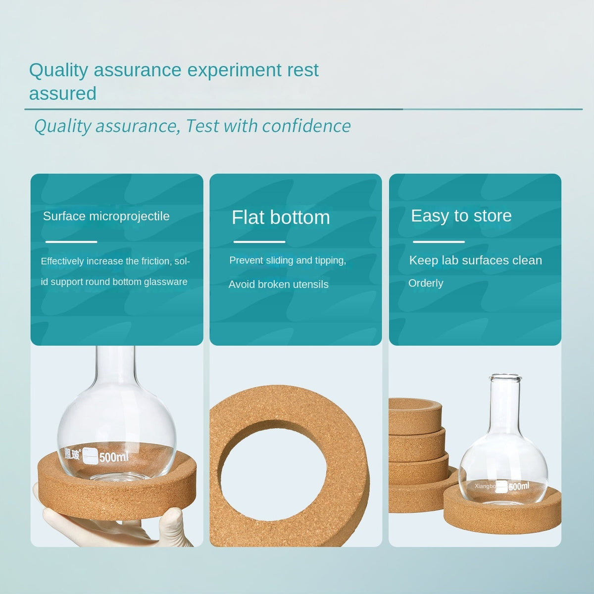 Cork Holder Base Acid & Alkali Resistance Wear Resistance Compression 80mm/100mm/110mm