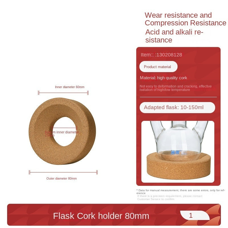 Cork Holder Base Acid & Alkali Resistance Wear Resistance Compression 80mm/100mm/110mm