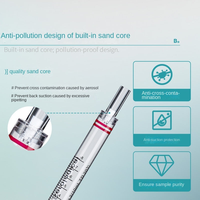 Disposable Plastic Biological Serum Pipette with Stretch Welding Type for Laboratory Use 10ml