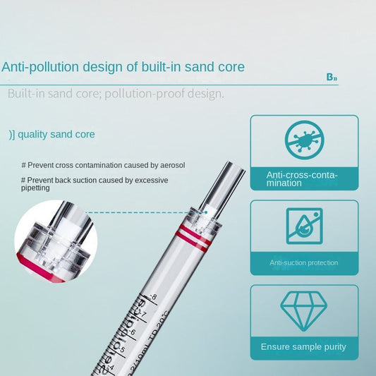 Disposable Plastic Biological Serum Pipette with Stretch Welding Type for Laboratory Use 10ml