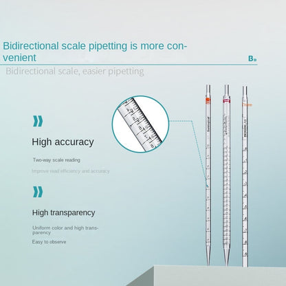 Disposable Plastic Biological Serum Pipette with Stretch Welding Type for Laboratory Use 10ml