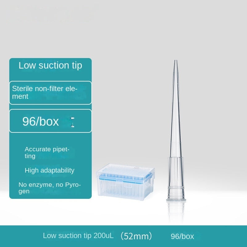 Bio-Low Adsorption Disposable Sterile PP Pipette Tip Boxed Bag Sterilization 200l 1250