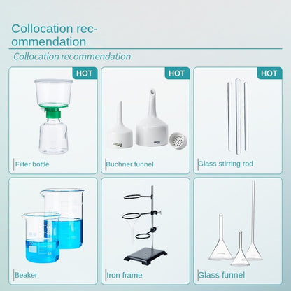 Laboratory Quantitative Cotton Fiber Filter Paper Fast Medium Slow Chemical Analysis 100 Sheets/Box