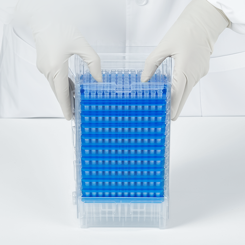 Lab PP 200UL Pipette Tips 10 Layers Stacked Pipette Tips