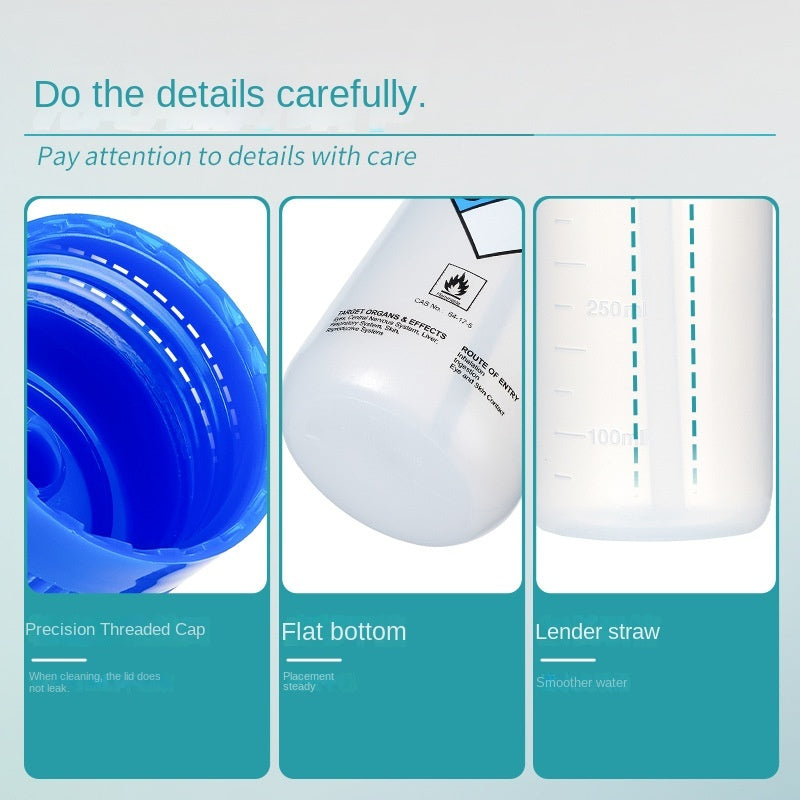 Plastic Safety Washing Bottle for Methanol Ethanol Acetone Distilled Water