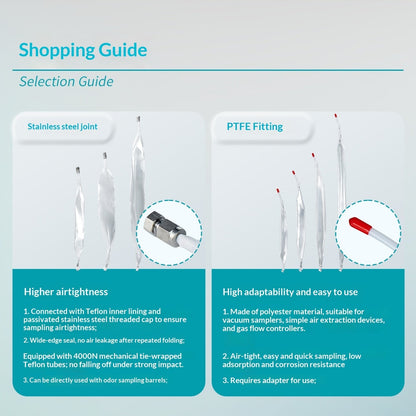 Odor Sampling Gas Collection Bag Pollution Source Gas Concentration Polyester Odorless Bag
