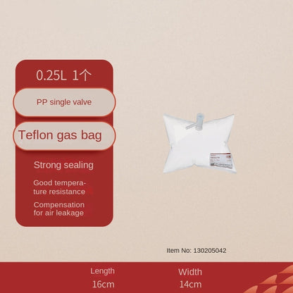 FEP Fluorine Film Non-Methane Total Hydrocarbon Gas Sampling and Gathering Bag