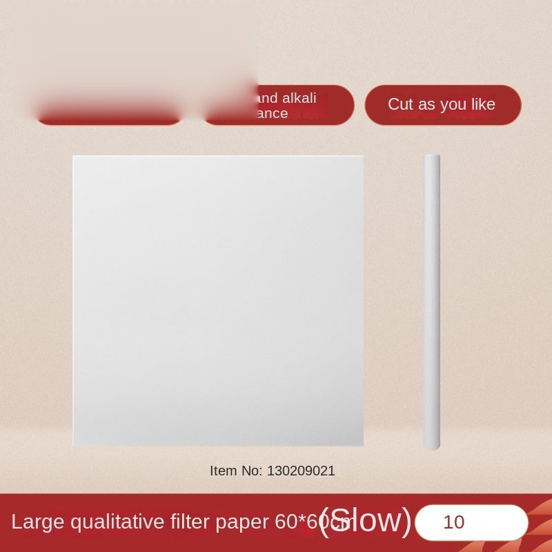 Large Qualitative Filter Paper Laboratory Medium Speed Fast Slow Double Ring Quantitative Oil