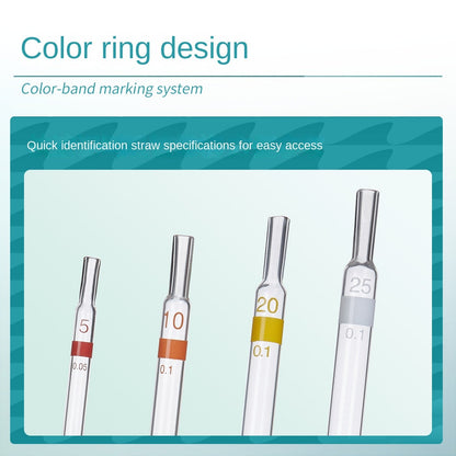 Ring Standard Glass Pipette Dropper Scale Single Standard Line Indexing Pipette