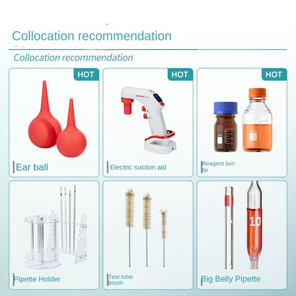 Ring Standard Glass Pipette Dropper Scale Single Standard Line Indexing Pipette