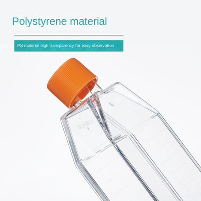 75cm & 175cm Square Rectangular Torticollis Breathable Airtight Lid Cell Culture Flask