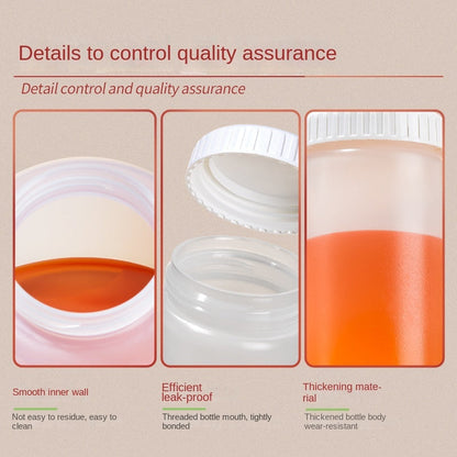 High-Speed Centrifugal Bottle Sealed Thickened High Temperature Transparent 500ml Plastic PPCO