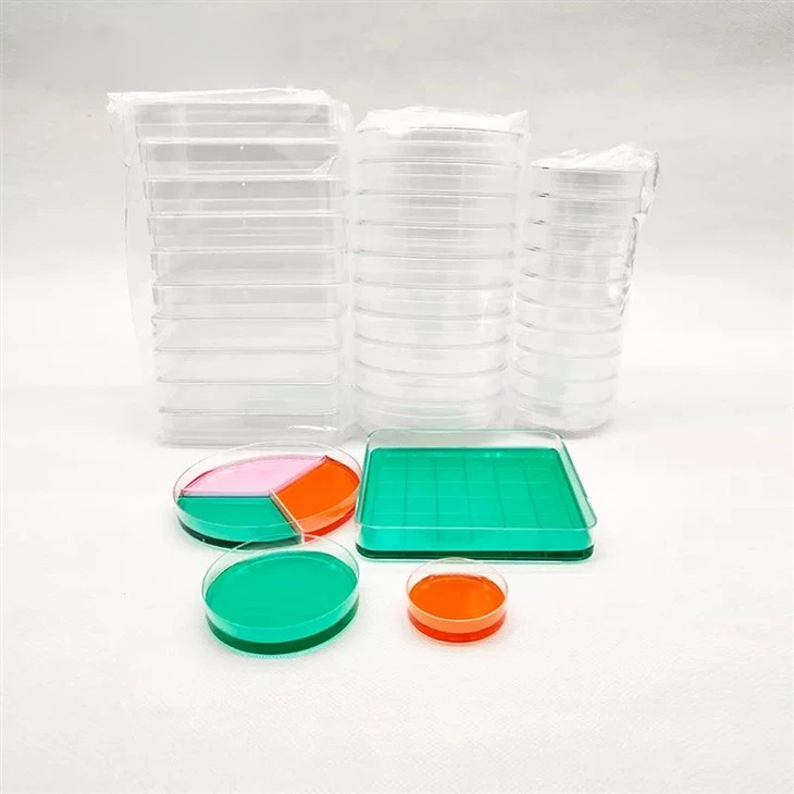 Disposable Plastic Petri Dishes(square/Round) with 1-4 Chamber Option