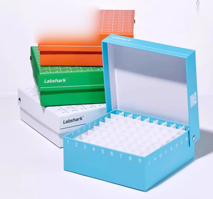 Paper Cryopreservation Box/Paper Cryogenic Storage Box, 1.5-2ml, 5 Colors Available, 81/100 Chamber