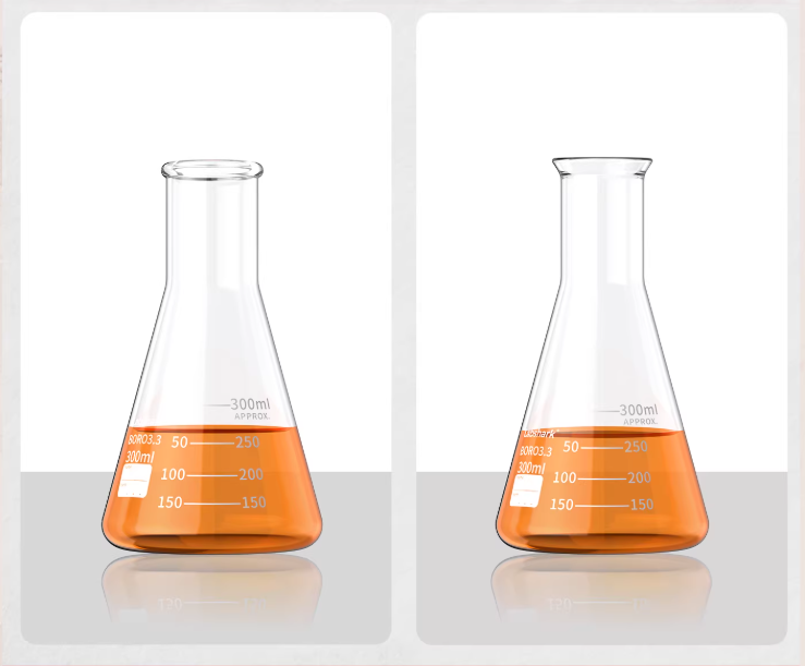 Glass Conical/Triangular/Erlenmeyer Flask, Wide/Narrow-Mouthed, 50-1000ml Available