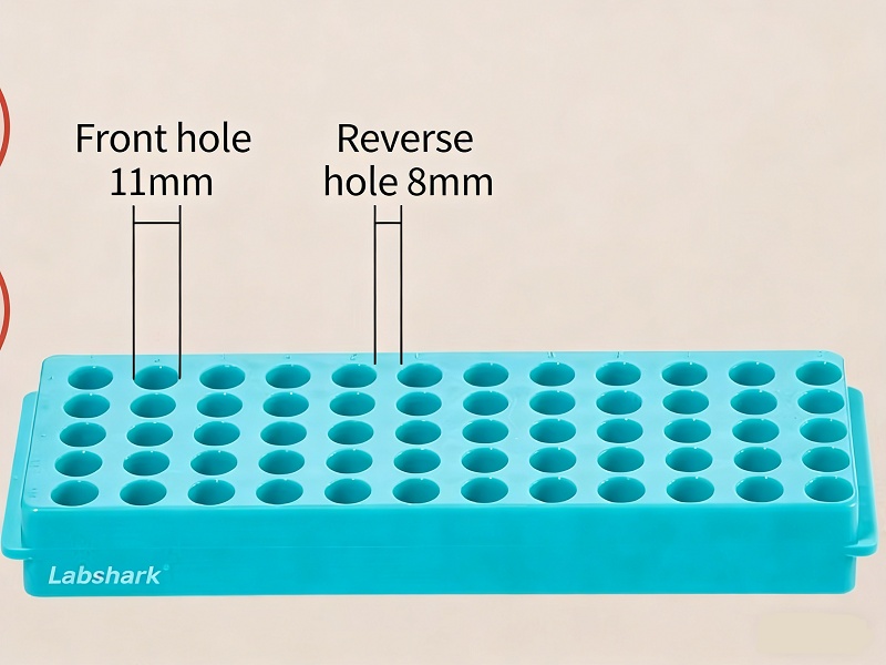 Double-Sided Centrifuge/EP/PCR Tube Rack/Holder, 24/32/60/96 Well for 0.5/1.5/2ml Test Tube Use