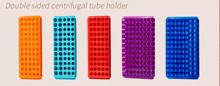 Double-Sided Centrifuge/EP/PCR Tube Rack/Holder, 24/32/60/96 Well for 0.5/1.5/2ml Test Tube Use