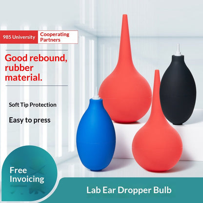 Ear Washing Suction Ball-Rubber Material 30/60/90/120ml Lab Rubber Syringe Bulbs Suction Bulb