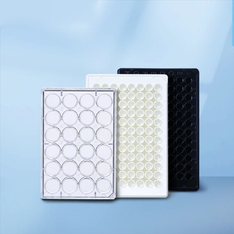 Biological Cell Culture Plates/Plastic Bacterial Culture Plates with 6/12/24/48/96 Well