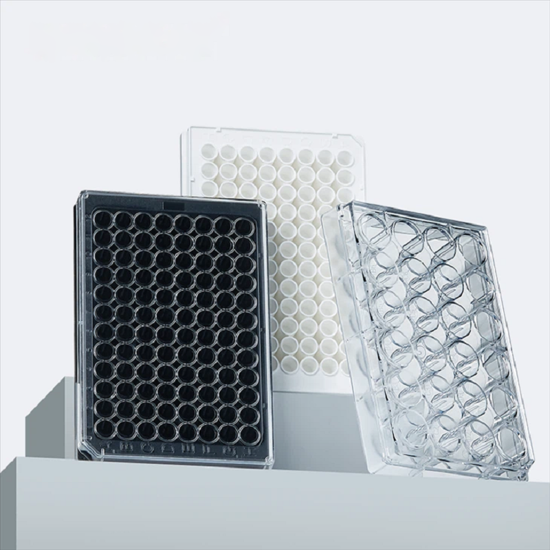 Biological Cell Culture Plates/Plastic Bacterial Culture Plates with 6/12/24/48/96 Well