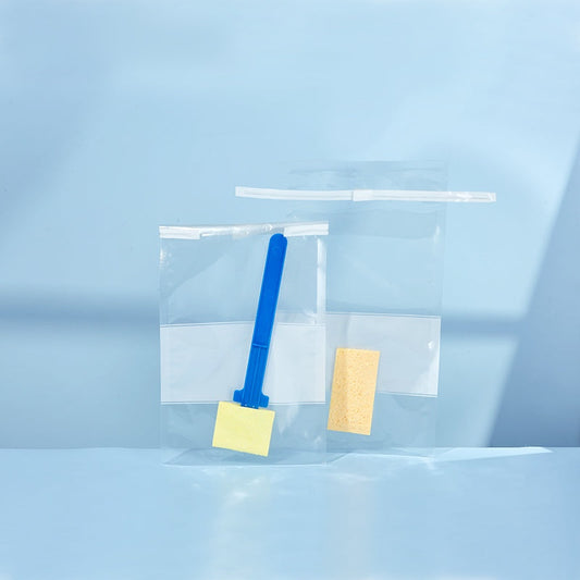 Biological Sterile Sponge Sampling Bag Handle Stick Homogeneous Bag Collection Bags